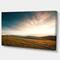 Designart - Pathway over Mountains At Sunset - Oversized Landscape Canvas Art